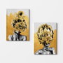 Wallity Lienzo Decorativo Multicolor de 70 x 100 cm (2 Piezas)